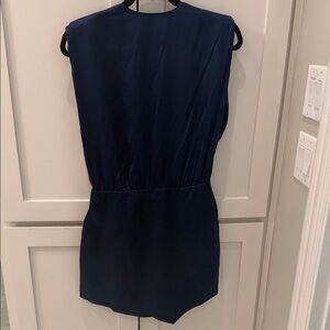 Amanda Uprichard Deep Blue Mini Dress